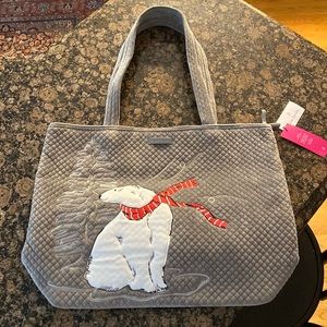 Vera Bradley Iconic Polar Bear Tote. Rare Find! New with tags!